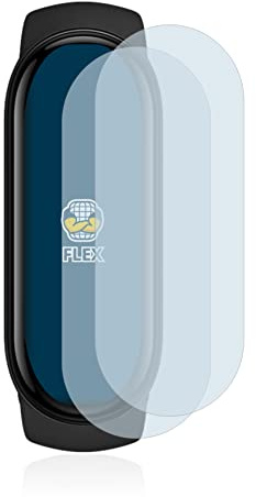 BROTECT Schutzfolie für Xiaomi Mi Band 6 | 2 Stück Transparenter Displayschutz Made in Germany Klare Full-Screen Folie Full-Cover 3D Curved Montage Kit