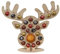 ALMAK Holz Pralinenständer Weihnachtszucker Adventskalender Weihnachtsbaum/Elch Schokoladenhalter Saisonale Dekoration