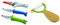 KUHN RIKON kinderkitchen Children's Essential Set, White/Blue/Green & 20401 Straight Veggie Peeler, Potato Design, Brown/Green, 1.3x7.2x13 cm