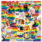 100 Pride Sticker - Wasserdicht Vinyl Graffiti LGBTQ Regenbogen Sticker für Laptop, Wasserflaschen, Fahrrad & Skateboard
