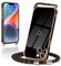 Micoden for iPhone 14 Plus Case with Strap Crossbody Lanyard Cord Neck Cute Heart for Girls Women Holder with Necklace Silicone Shockproof Cover for iPhone 14 Plus Black