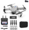 Dual HD 1080P Camera Mini Drone for Kids and Adults - RC Quadcopter With Altitude Hold, 360° Flip, Rechargeable - Toys Gifts for Boys Girls - Includes Drone Case Bag