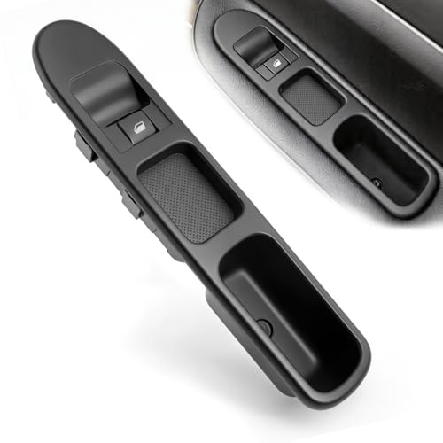 Baceyong Commutateur de commande de fenêtre 4 broches 6490HQ | Compatible avec Peugeot 207 gauche Commande de fenêtre électriqueet cadre de commutateur