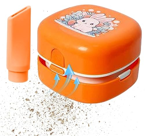Rooeling Desk Vacuum, Table Top Vacuum Cleaners, USB Charging Dust, Cordless Design & Portable Cleaner for Cleaning Dust, Crumbs, Piano, Computer Keyboard