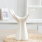 Romehaha Kleine Hand Vasen für Home Decor, Keramik Blumenvase für ideale Regal Dekor, Tisch Dekor, Bücherregal Dekor, Mantel Dekor, Eingangsbereich Dekor, Wohnzimmer Akzent, Bücherregal Deko