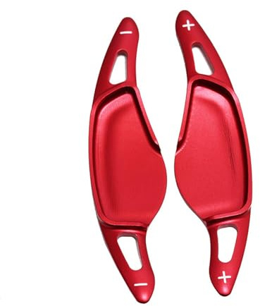 LUISAS 2 Pezzi Palette del Cambio al Volante per BMW 1/2/3/5/6/7 Series GC GT Touring F40 F44 G20 G21 G30 G31 G32 G11 G12,Shift Paddles Volante per Auto Paddle Shifter Extension Shift,C-Red