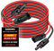 Câble d'extension Solaire 6mm²/10AWG, Câble Solaire 15m/49.2FT avec connecteur Femelle et mâle Kit de câble pour Panneau Solaire Câble photovoltaïque pour Panneaux solaires Systèmes photovoltaïques