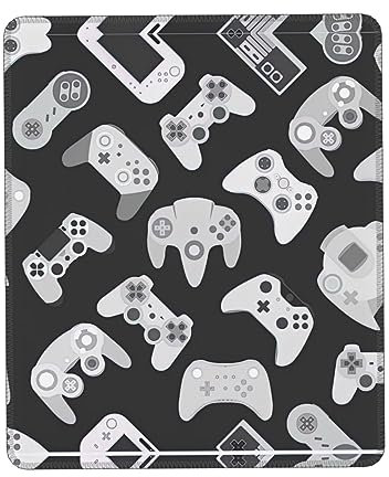 Mauspad mit Game-Controller-Druck, vielseitiges Gaming-Mauspad, langlebig und leicht zu reinigen, rechteckiges Mauspad, Schreibtischzubehör