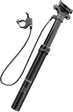 Bike Dropper Post, 27.2/30.9/31.6mm x 440mm Length 125mm Travel ,1500mm Remote External Internal Cable (Upper Cable 31.6mm)