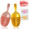 2Pcs Lip Oil Set, Honey Cute Lip Gloss with Lip Mask for Care, Clear Honey Lips Oils Kit-Lasting Moisturizing, Dry and Chapped Care, Gift Set for Womens