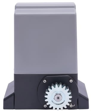 czyuRachel Automatische SchiebetoröFfner TüRöFfner, 550W 1200KG Elektromotor Fernbedienung Zahnstange Schiebetorantrieb ToröFfner Schiebetor Antriebe Torantrieb Tor Antrieb Mit 2 Fernsteuerung