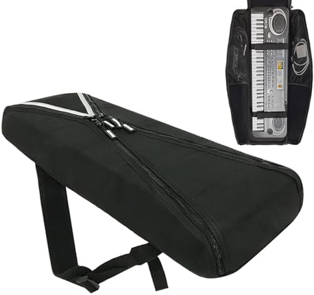 GETTOONE Tasche für elektronische Tastaturen, Staubschutz mit verstellbaren Riemen, einfach zu tragen (55,9 x 16,5 x 6,5 cm)