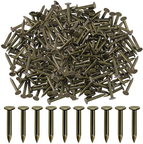 Rustark 300 Stück 30mm Dachpappennägel Schieferstifte Dachpappstifte Dachpappnägel Dachpappe Nägel Pappnägel Dachnägel Roofing Felt Nails für Filz, Dachreparaturen, Asphaltdachziegel, Landschaftsbau