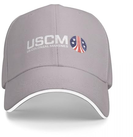 CIZIEOE Baseball Kappe USCM Colonial Marines Cap Baseball Cap im Hut Elegante Damenmütze Herren Geschenk