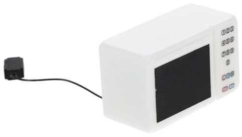 ibasenice Micro-Ondes Modèle Réaliste pour Maison De Poupée Accessoire De Cuisine Éducatif Jouet