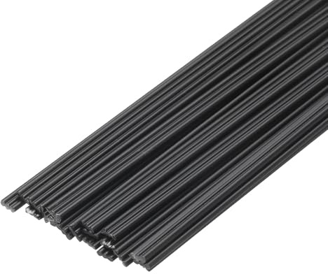 QUARKZMAN Plastica Barre Saldatura PP Strisce Saldatura 8 Nero 20pz | per Plastica Saldatore