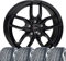 4 Winterräder Winter Bavaris 7x17 ET 54 5x112 Schwarz mit 225/45 R17 94V CON WinterContact TS 870 XL FR Evc