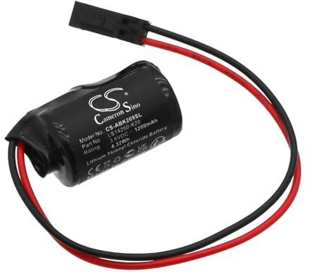 TCTK Akku 1200mAh Kompatibel mit [Allen Bradley] Kinetix 2000 Ersetzt 2090-DA-BAT2, LS14250-K20