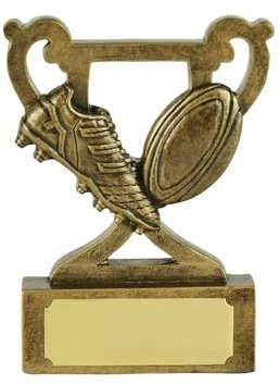 SilverTrophy : Rugby Mini Cup Gold Trophy – Champion, Gagnant, Joueur du match, Compétition par équipe, Rugby Union, Finale, Officiels, Gagnant, Femme & Homme, Nations, Sevens, Ecole.