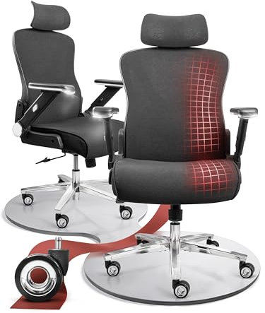 CLOUVOU PowerSeat Bürostuhl Ergonomisch [TESTSIEGER] Schreibtischstuhl 100% individuell einstellbar | Büro Stuhl & Gaming Stuhl | Computerstuhl Home Office Chair Ergonomic | Drehstuhl 200 kg