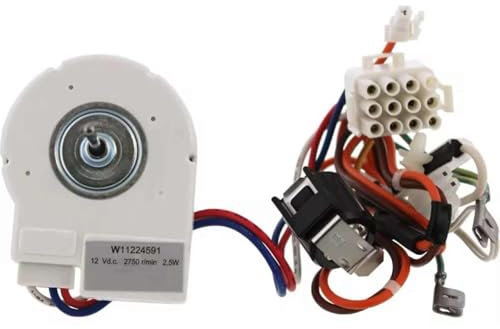 UDKZSQCB 1Pc W11224591 Refrigerator Evaporator Fan Motor, Compatible For Whirlpool, Refrigerator Cooling Fan Accessories.