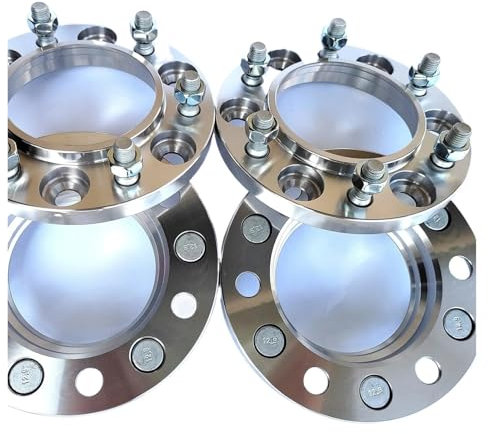 Elargisseur de Voie pour Toyota pour Hilux pour Vigo pour 4Runner 6x139.7|6x5.5|4.18inch 106.1mmCB|12X1.5thread|25 Or 30mm Epaisseur De Roue Entretoise 6 Goujons Entretoise de Roue(Silver,30mm)
