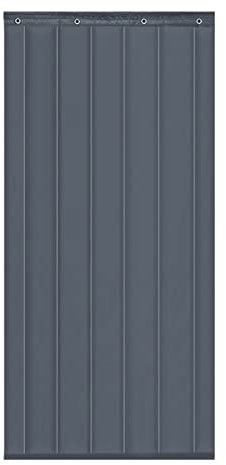 Portes pliantes à isolation thermique – Couverture de protection robuste en coton Oxford pour porte de salon accordéon à deux volets et solution intérieure élégante