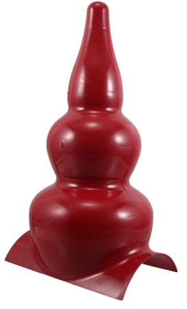 Gatuida Gourd Roof Trim Vintage Chinese Style Ornament for Villa Roof Edge Decoration for Traditional Asian Architectural Detailing