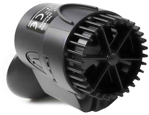 Aquarium Wave Maker Pump 3000L/H with Strong Magnetic Suction Base Powerful Clip on Glass Powerhead Circulation for Fish Tanks UK Plug Aquarium Marine Tropical and Fresh Water