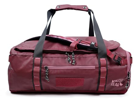 KalgoTeal Reisetasche 40 L, Umwandelbarer Rucksack für Reisen, Fitnessstudio & Pendlernutzung, Wasserabweisend