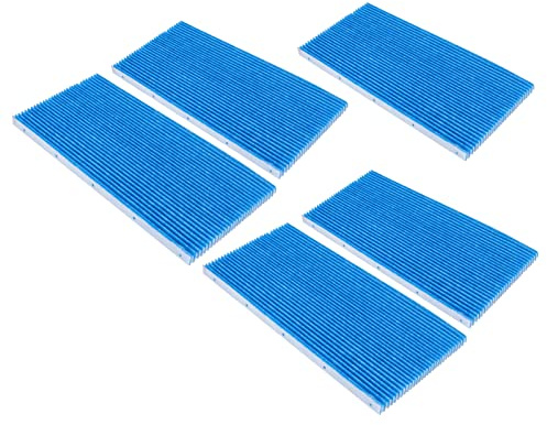 ZASCHMOY 5-teiliges Luftreiniger-Filter-Set für MC70KMV2 und MCK57LMV2, Zweischichtiger Ersatzfilter für Hervorragende Staub- und Geruchsentfernung