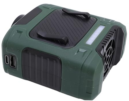 ZAICOLER 10000 MAh Tragbarer Hüftventilator, Wiederaufladbar Am Tragbaren Gürtel, Persönlicher Ventilator mit 3 Geschwindigkeiten, Bürstenlosem 16000 U/min-Motor, für Camping, Angeln, Wandern