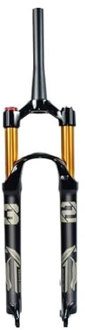 JIASHUNHE Forcella MTB Forcella for Mountain Bike 26 27,5 29 Pollici in Lega di magnesio ad Aria for Bici da Cross Tubo Dritto Conico Ammortizzatore Accessori(29in 120mm TM B)