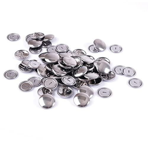 Hemline pb473.29 Messing Metall selbst Taste zum Aufstecken Rückseite Teller 29 mm 100 Sets