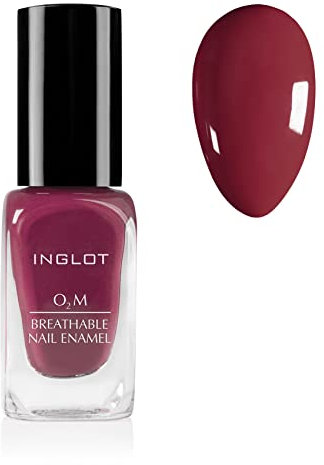 Inglot O2M Atmungsaktiver Nagellack, Luft-und Wasserdurchlässig, Hält den Nagel Langanhaltend in Optimalem Zustand, Perfekte Maniküre für Jeden Anlass, 11 ml : 689
