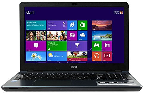 Acer Aspire E5-571-30VE 15.6 Laptop,Intel Core i3-5005U Processor 2.0GHz, 500GB HDD, 4GB RAM, DVD Double-Layer Drive,Windows 8.1,Titanium Silver