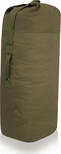normani Reiseseesack XXL 140 Liter - Classic Sea III aus Canvas Baumwolle Farbe Oliv