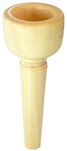 Lechgold MUA25 Mundstück für Alphorn 25 mm (aus Ahorn, Kesselweite: 25 mm, Kesseltiefe: 25 mm, Durchgangsbohrung: 5,5 mm)