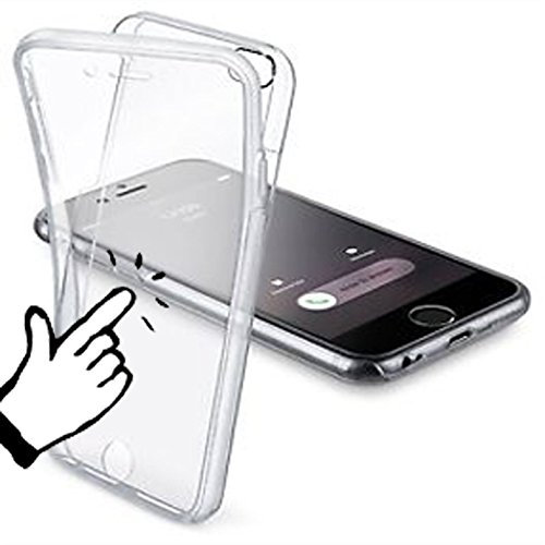 Cover Fronte Retro per Apple iPhone 7 e iPhone 8 Custodia Protezione in Silicone Gel Trasparente Anti Urto SEMIRIGIDO