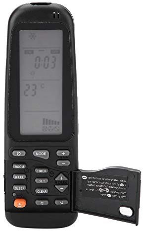 Telecomando Universale per condizionatore d'Aria per Electra/Airwell/Emailair/Elco RC-3, Ricambio 25 in 1 Telecomando AC con Distanza di Controllo di 8 m - Nero