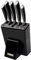 Rockingham Forge Equilibrium 6 Piece Stainless Steel Knife Block Set