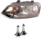 EISENFELS Bundle Set 70779146 Scheinwerfer rechts + OSRAM Leuchtmittel H4 Classic kompatibel mit Polo 6R_
