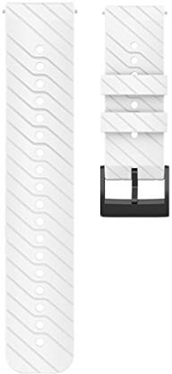 Huabao Cinturini Compatibile con Suunto 7/9,Sport in Silicone Regolabili Band Sostituzione Braccialetto per Suunto D5 (Bianca)