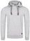 riverso Hoodie Herren Regular Fit RIVNiklas Kapuzenpullover Pullover Cross-Over-Kragen Grau 3XL (3XL, Grey Melange Standard 1 (BJD))