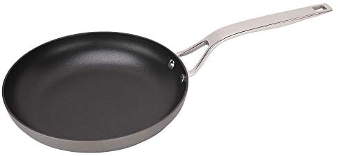 Swiss Diamond 26 cm, harteloxiert, Induktion, Antihaft-Bratpfanne – Aluminium-Koch-/Schmorpfanne, verteilt die Hitze – ofen- und spülmaschinenfeste Bratpfanne (26 cm)