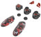 Thrustmaster ESWAP X Red Color Pack – Accessoires de contrôleur personnalisables pour Thrustmaster ESWAP X
