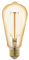 EGLO E27 LED Lampe dimmbar in Stufen, Retro-Glühbirne zum Dimmen mit Lichtschalter, 4,5 Watt, Amber Vintage-Leuchtmittel Kolben warmweiß, 2200k, Edison Glühlampe ST64, Ø 6,4 cm