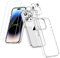 Ruayia für iPhone 14 Pro Hülle mit 2 Schutzfolie + 2 Kameraschutz, Nie Vergilbung Militärischer Stoßfeste Kratzfeste Handyhülle, Dünne Klar TPU+PC Case Schutzhülle - 6.1''- Transparent
