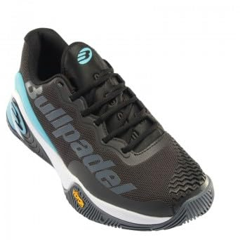 Bullpadel Zap.BULLPADEL Hack Vibram 23V Negro 44, Zapatillas de pádel Hombre, EU