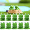 Cemssitu Mini Frogs 200 Pack, Mini Resin Frogs Figurines, Miniature Frogs, Small Frogs Bulk, for Garden Home Decor (200 Pack)